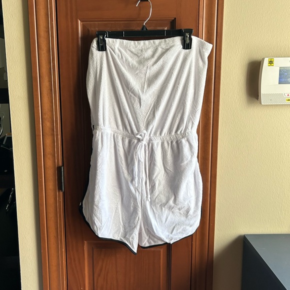 Fashion Nova Lena Tube Romper In White/Black-Size 1X NWT🤍 - Picture 6 of 7